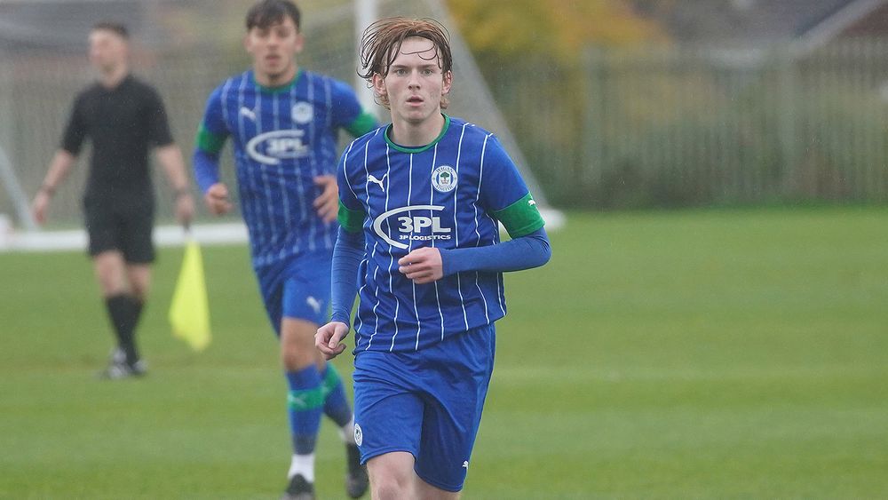 Wigan Athletic FC Sean McGurk Scored A Hat Trick As U18 PDL Leaders