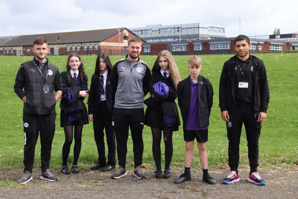 Wigan athletic fc community outwood academy hindley named school of