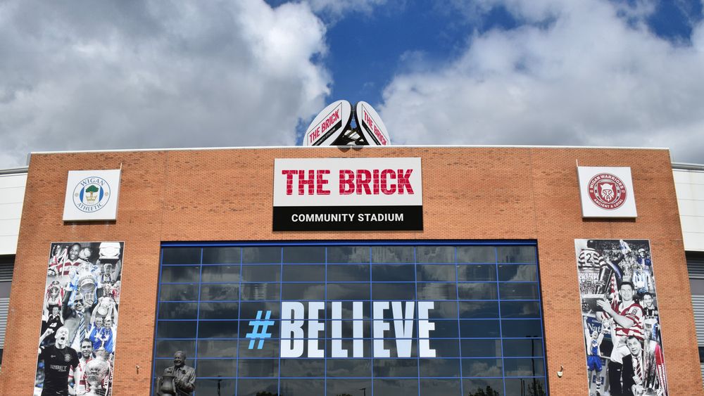 Wigan Athletic FC - The DW Stadium renamed as The Brick Community Stadium