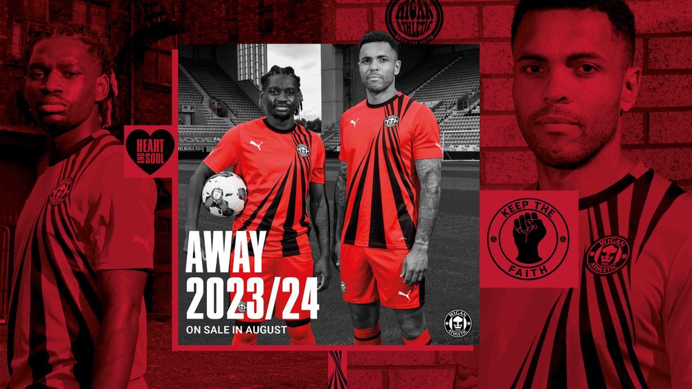 Wigan Athletic FC - Wigan Athletic 2023/24 PUMA Away Kit Revealed!