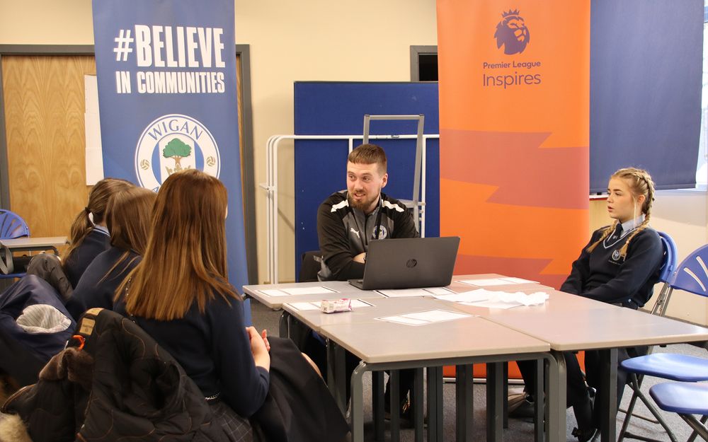 Wigan Athletic FC Community Up Holland High School Named School of