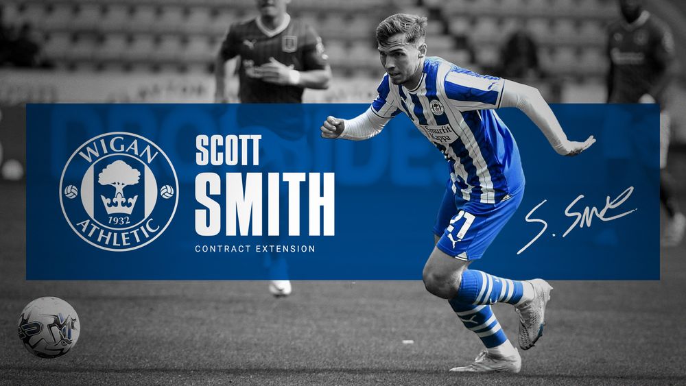 Wigan Athletic FC - Scott Smith extends his Wigan Athletic contract!