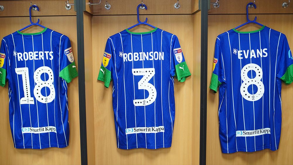 Wigan Athletic Fc Match Worn Wigan Athletic Shirts From 201819 And 201920 Are Currently 1101