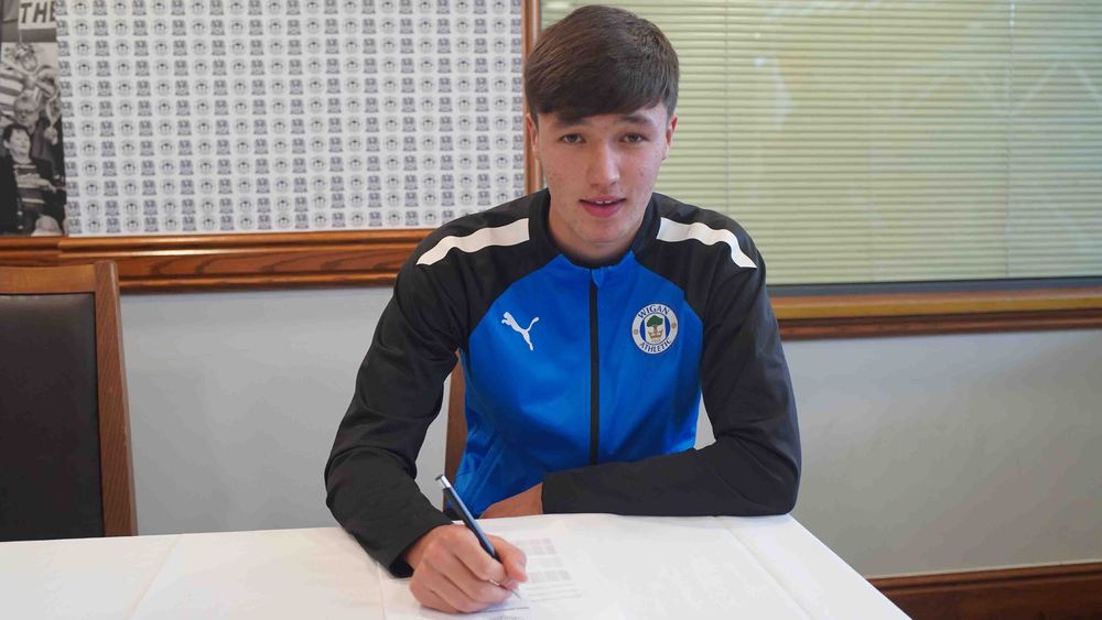 Wigan Athletic FC Kai Payne Signs Professional Contract At Wigan Athletic