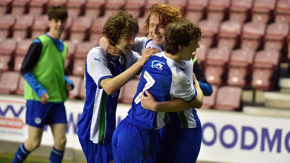 Wigan Athletic FC LATICS THROUGH TO THE PREMIER LEAGUE FLOODLIT CUP