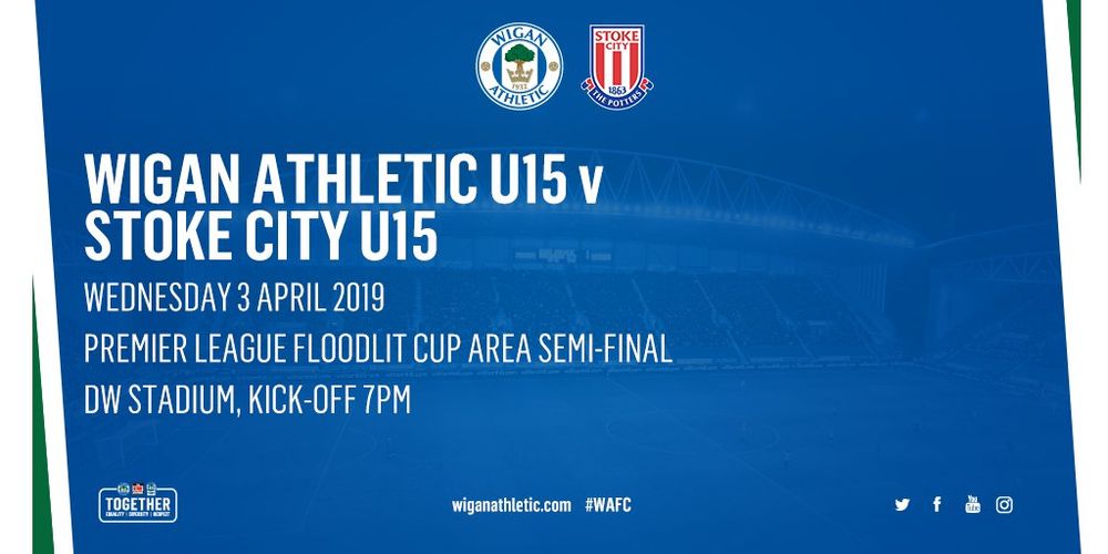 Wigan Athletic FC WATCH LATICS’ UNDER 15s AT THE DW STADIUM ON WEDNESDAY NIGHT IN THE PREMIER