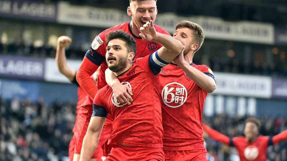 Samy Morsy celebration v West Brom Samy Morsy celebration v West Brom